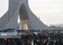مانور بزرگ اقتدار ایرانیان در ۴۵ سالگی انقلاب اسلامی ایران