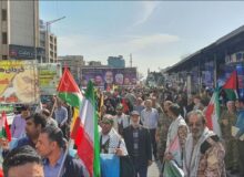 آغاز رسمی راهپیمایی روز قدس در سراسر کشور/ تشییع پیکر شهدای راه قدس در میدان فردوسی