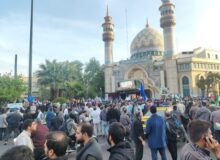 تجمع مردمی در حمایت از «وعده صادق» در تهران