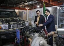 رونمایی از موتور ۶ سیلندر خورجینی با کاربرد در صنعت خودروسازی با حضور معاون رئیس‌جمهور