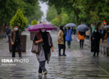 رگبار و وزش باد شدید در نقاط مختلف کشور 